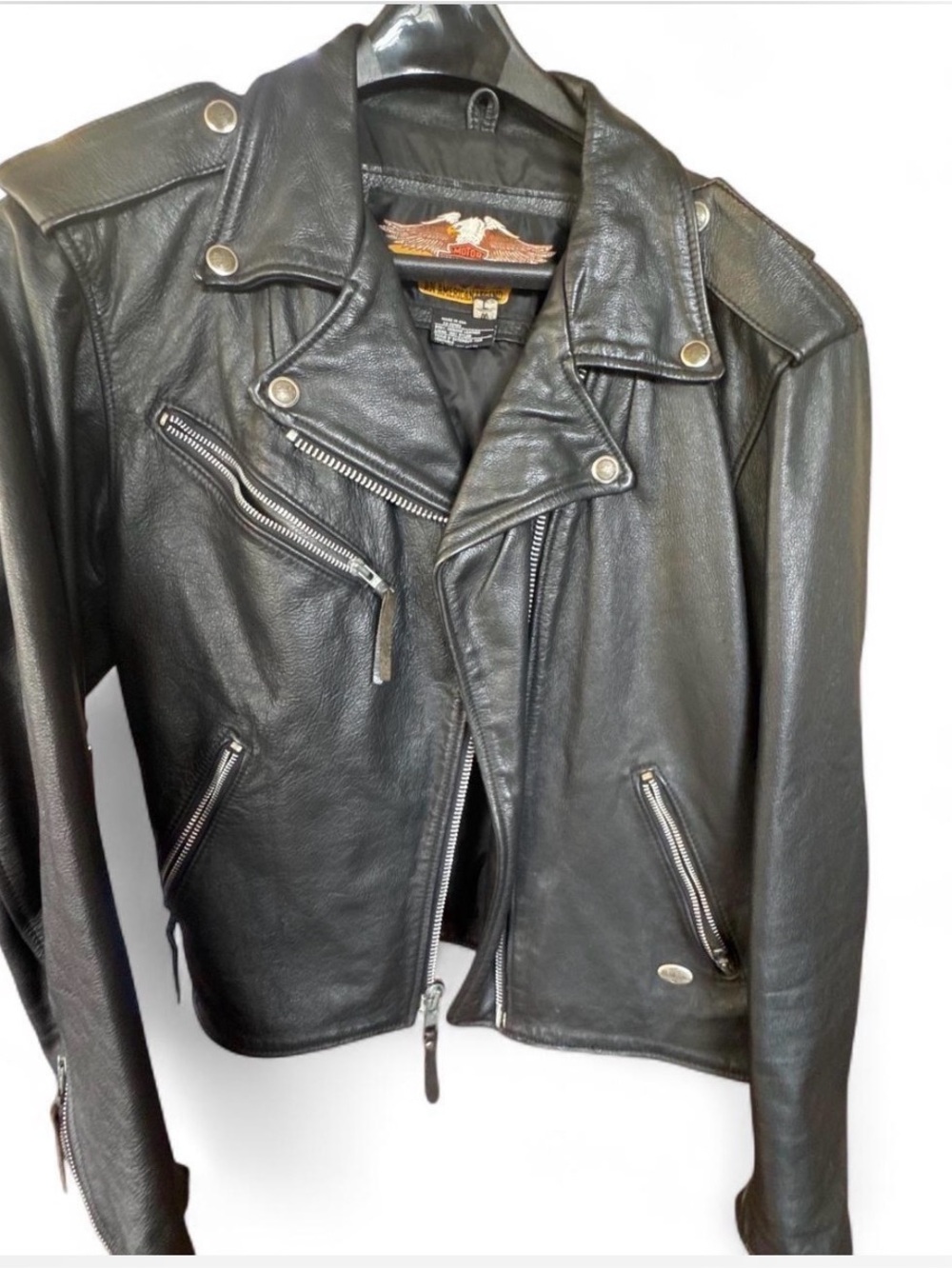 Harley-Davidson Black Leather Motorcycle Jacket